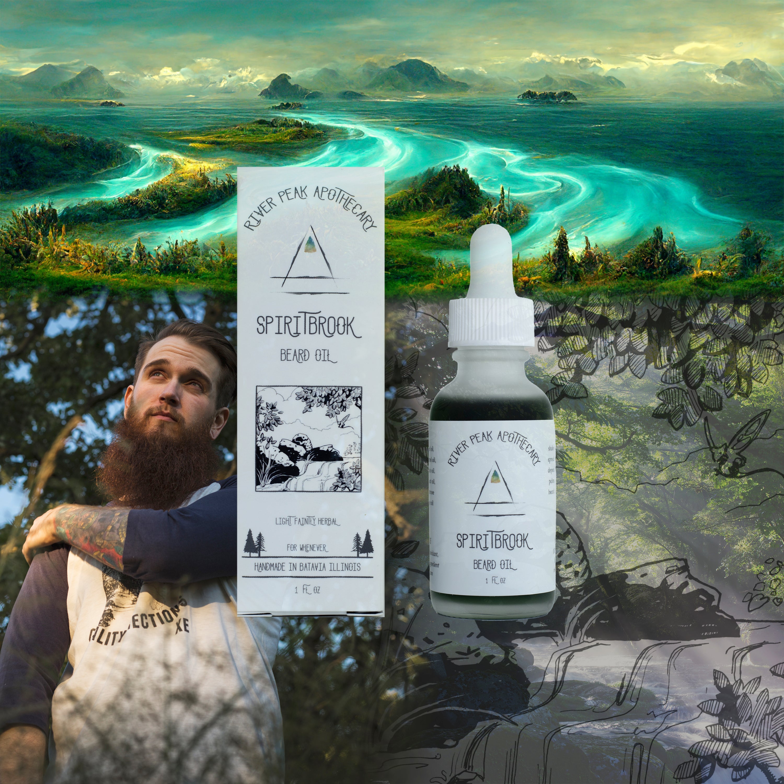 Spiritbrook Beard Oil • Gentle