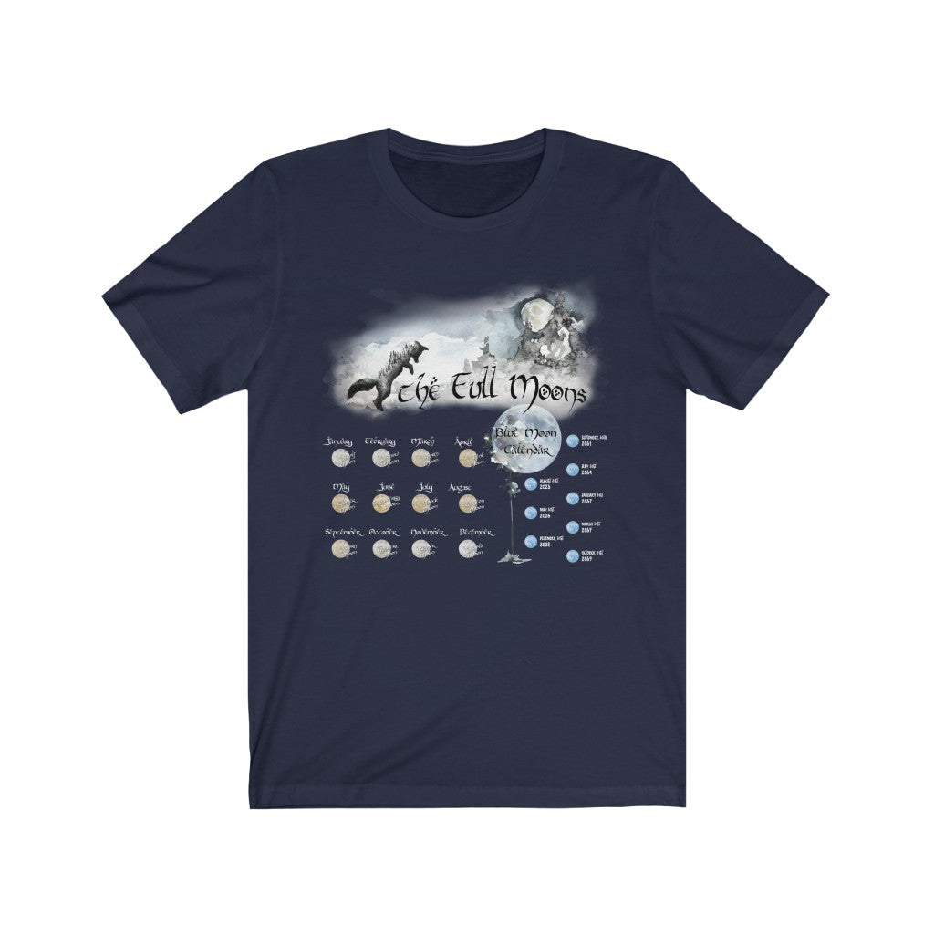 Full Moon Calendar T-Shirt