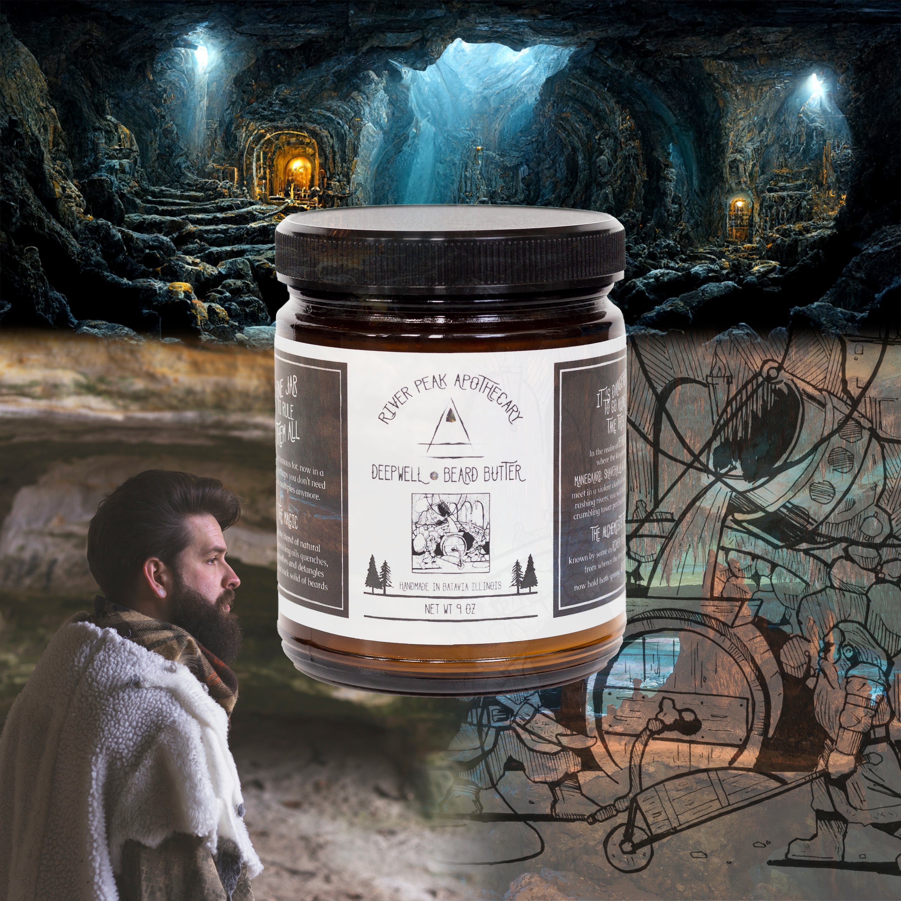 Deepwell • Beard Butter • No Scent Added