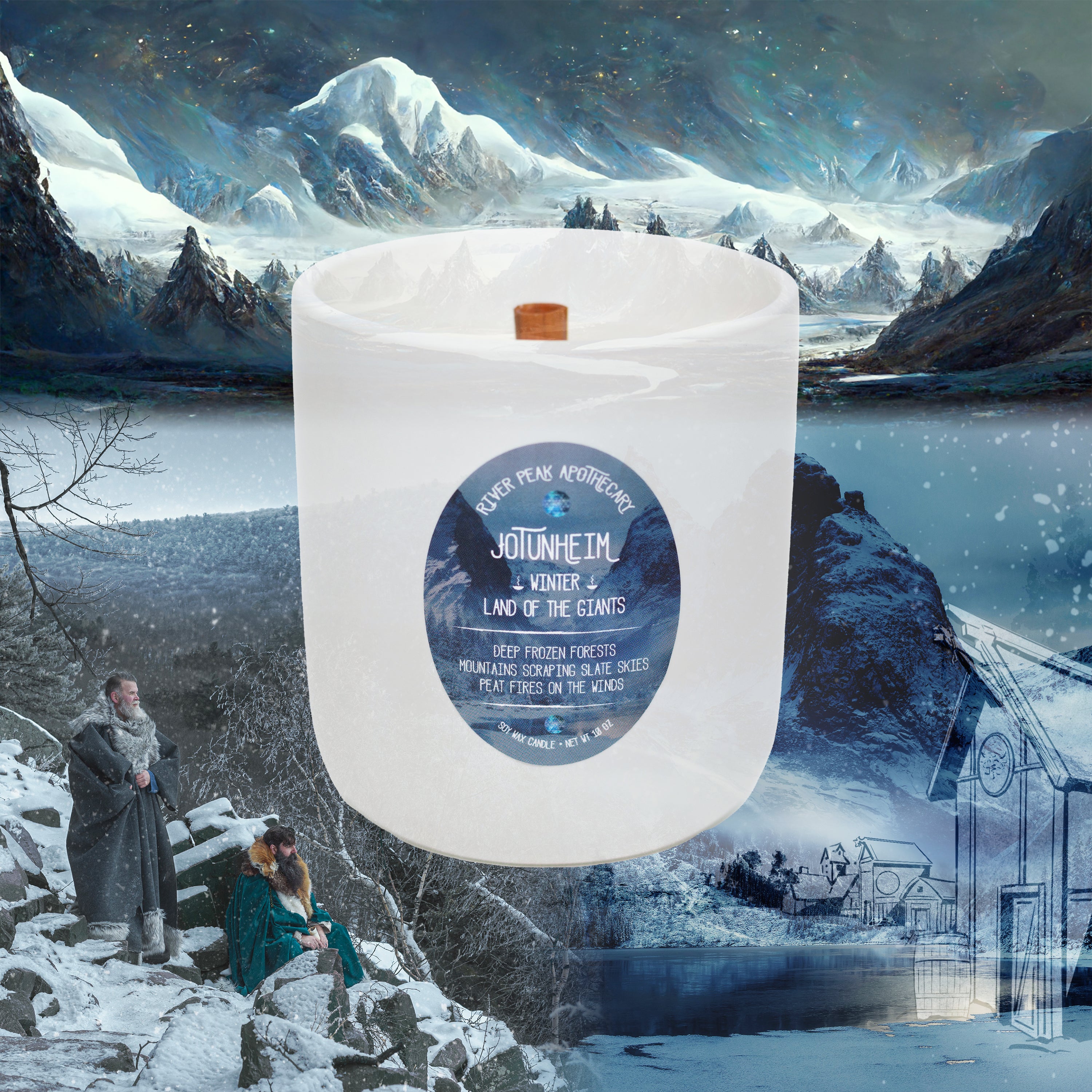 Jotunheim Wood Wick Candle • Winter