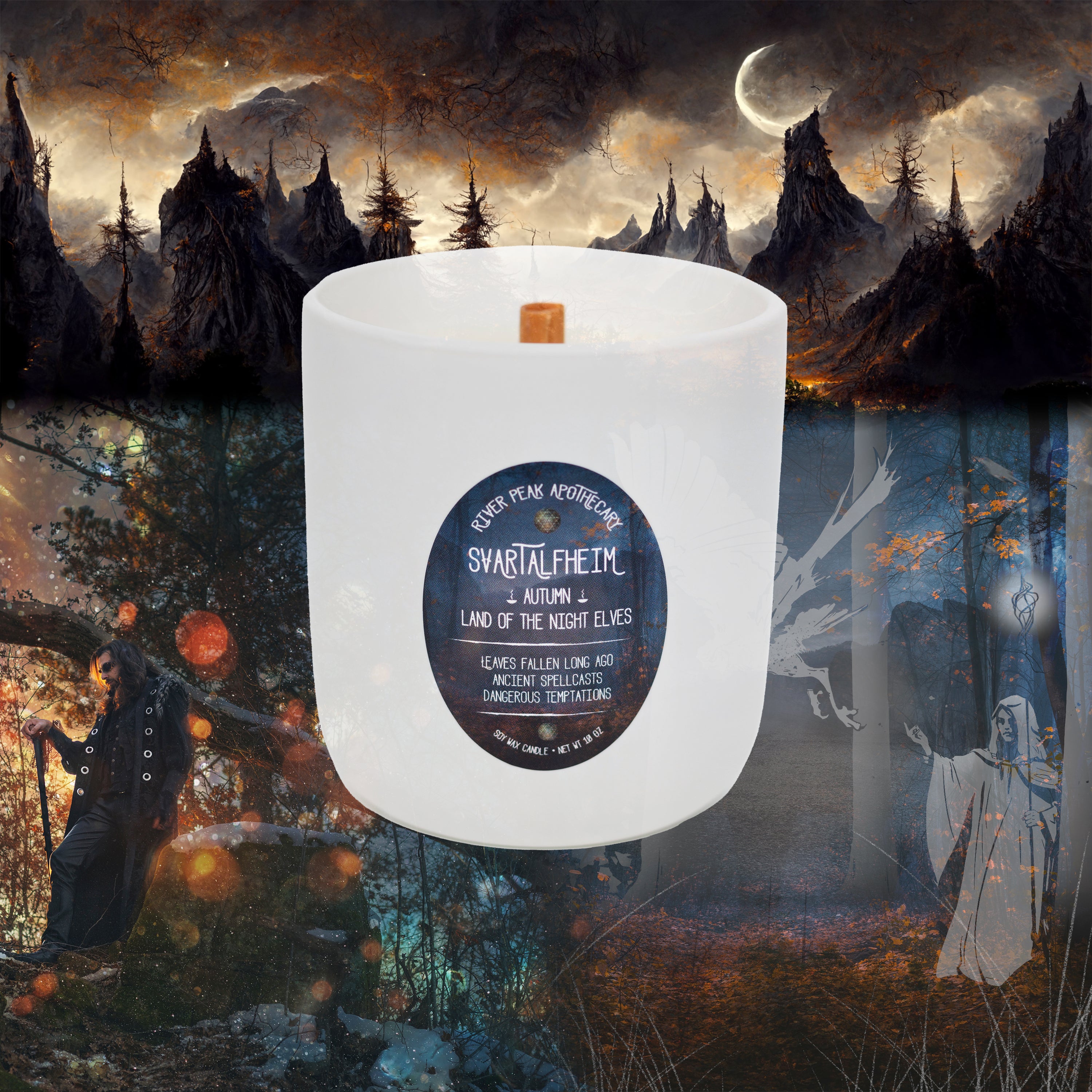 Svartalfheim Wood Wick Candle • Autumn