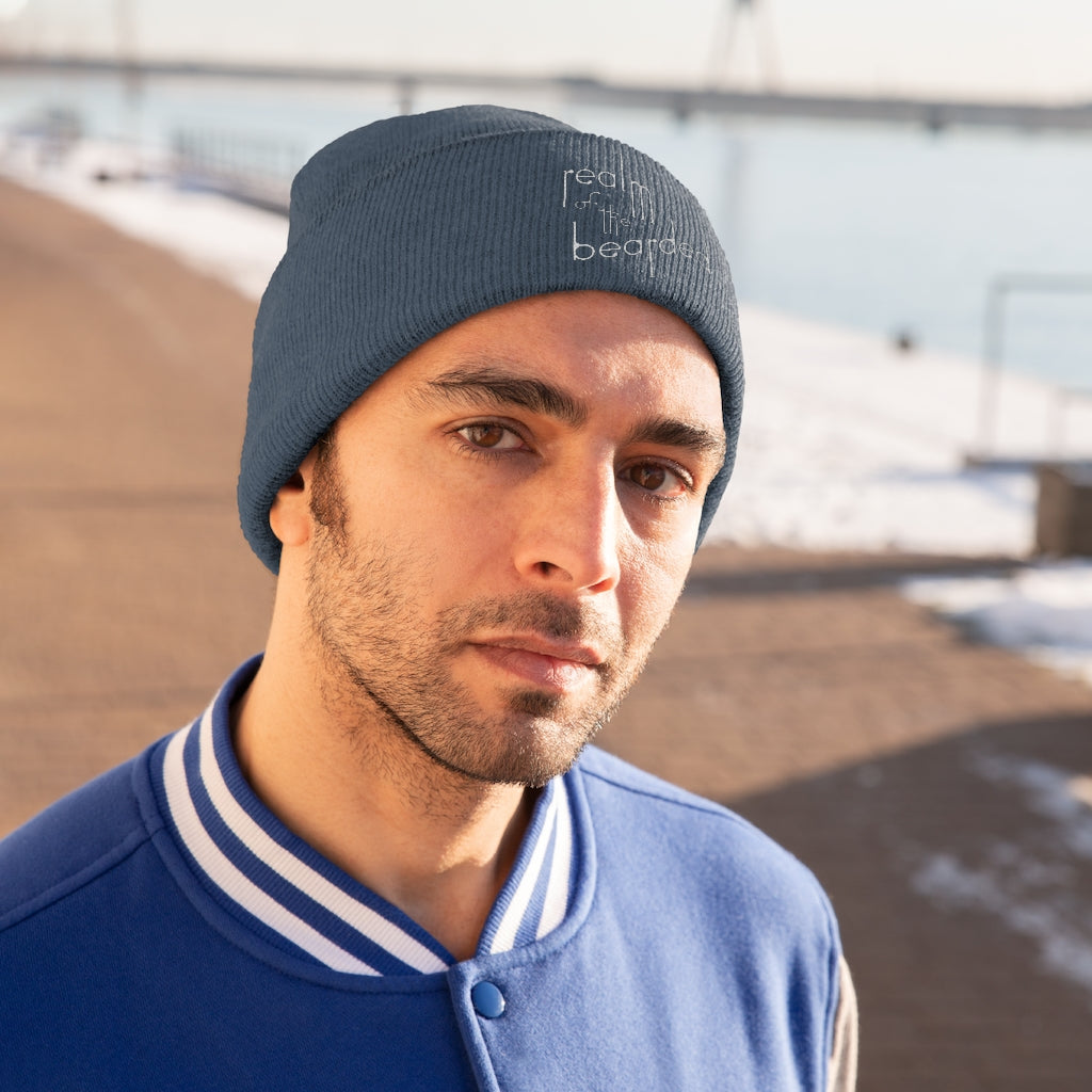 Realm of the Bearded Knit Beanie
