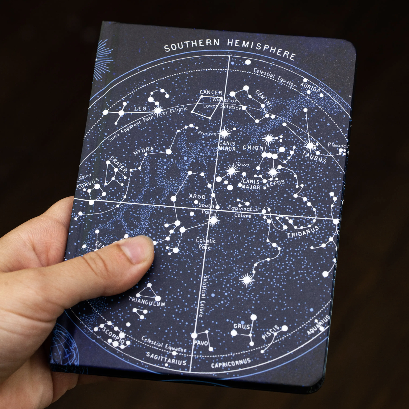 50% Off • Mini Hardcover Notebook Dot Grid • Constellations